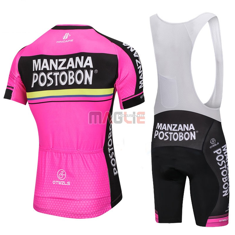 Maglia Manzana Postobon Manica Corta 2018 Rosa - Clicca l'immagine per chiudere